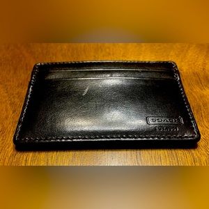 Coach Leather Card Holder